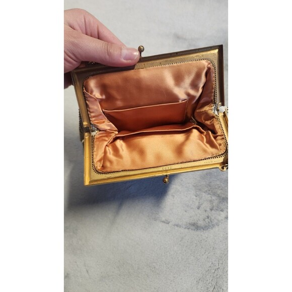 Whiting & Davis Cream Mesh Purse - Picture 3 of 8